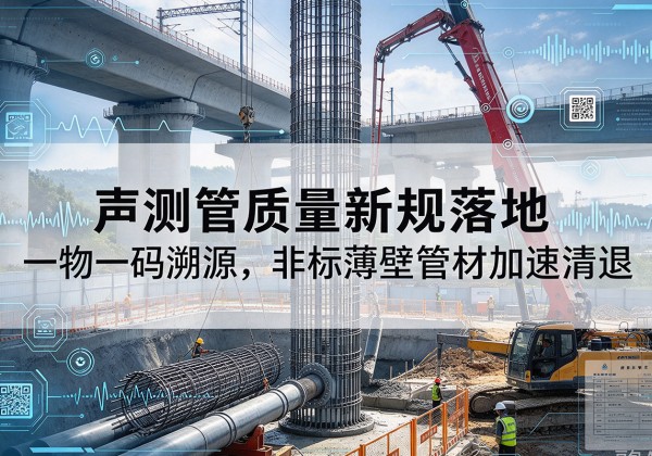 泰来声测管质量新规落地，一物一码溯源，非标薄壁管材加速清退